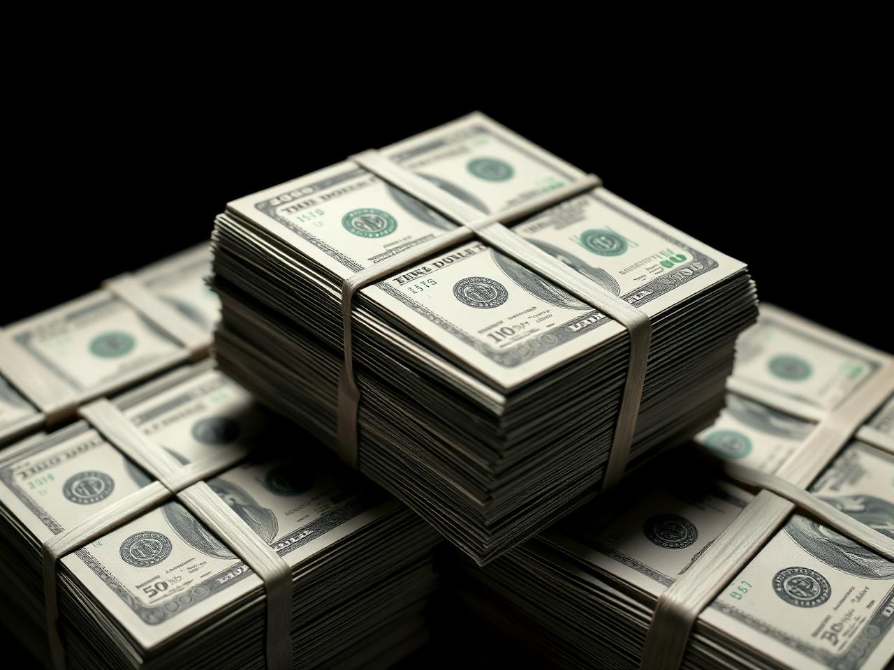 Bricks of cash
